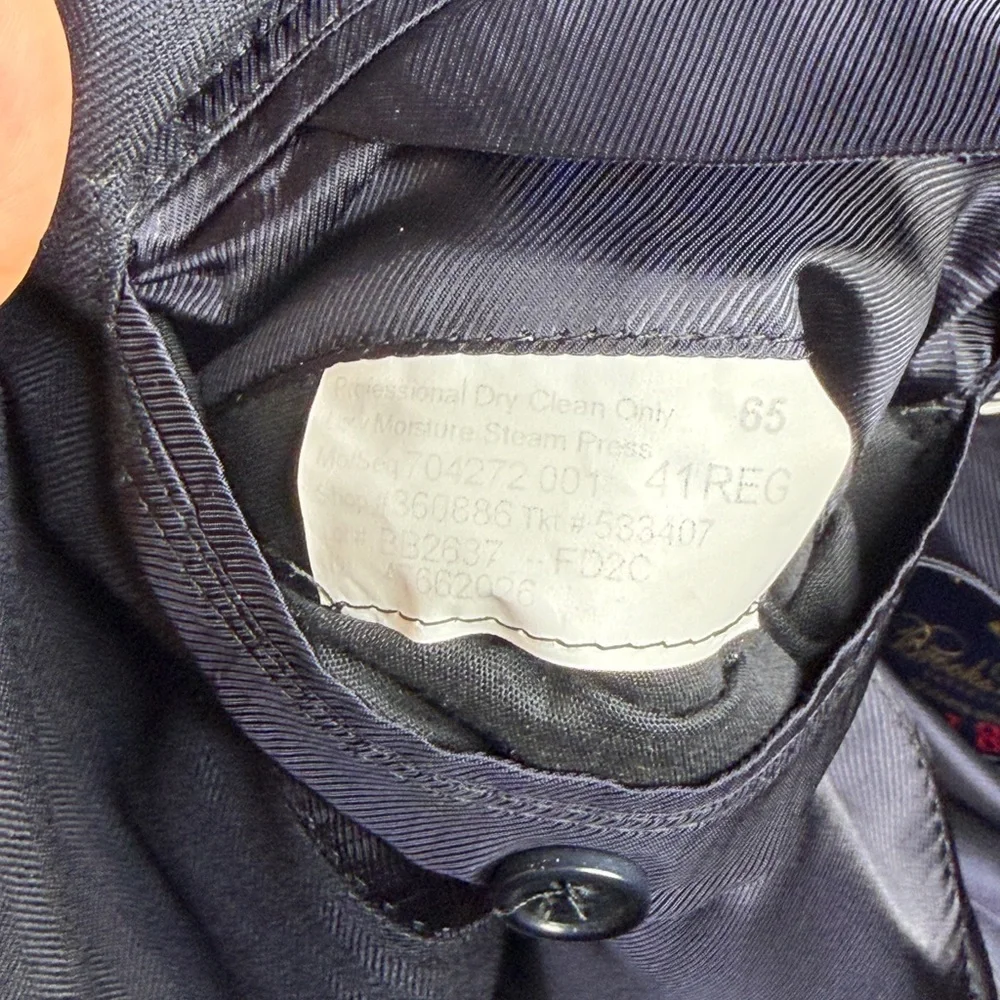 Brooks Brothers 1818 Blazer 41R Fitzgerald‎ SaXXon Grey Sport Jacket Made In USA